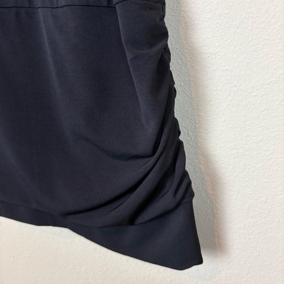 Nygard Collections Black Pullover with Rhinestones Accents and Side Ruching - Picture 4 of 10